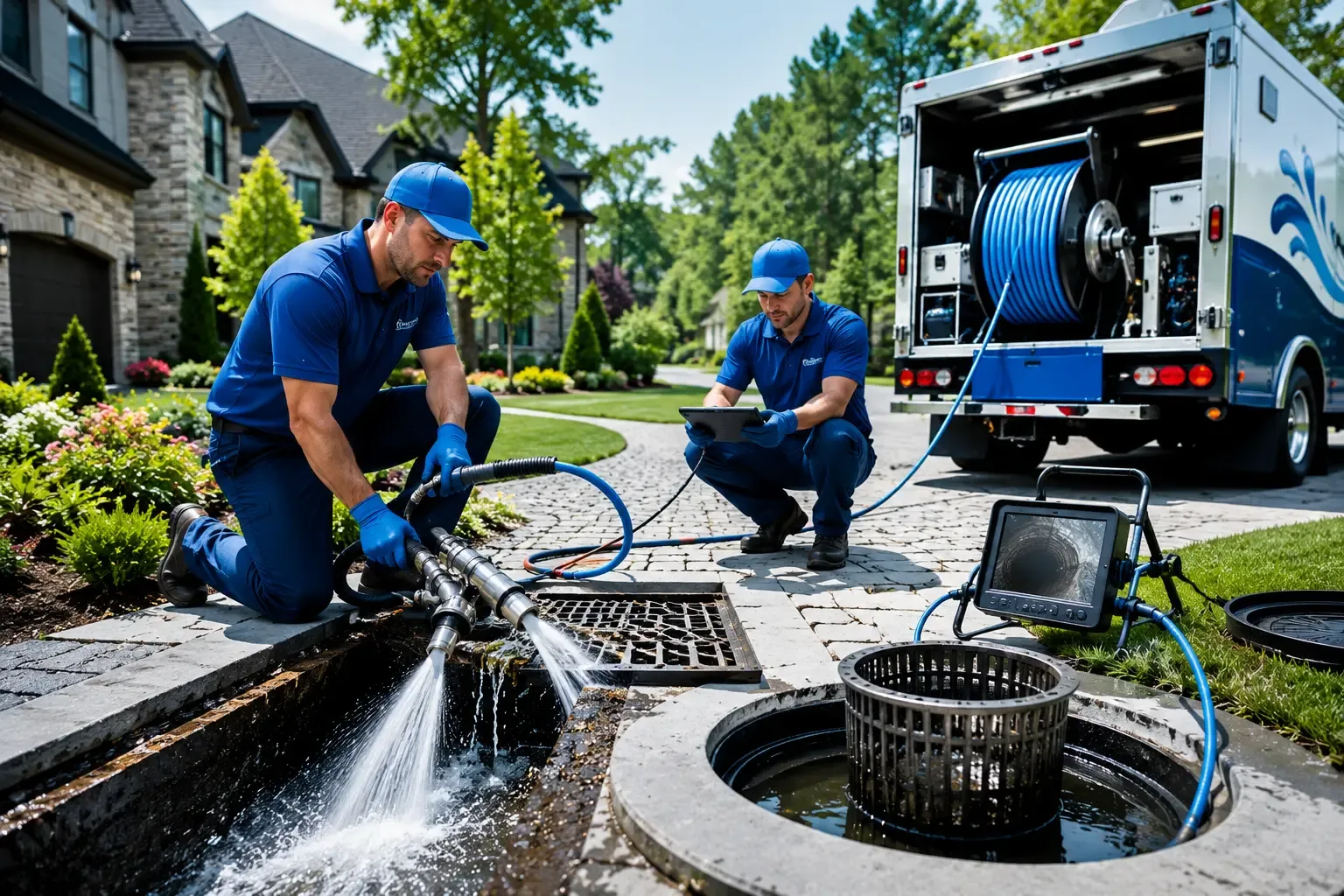 Local outdoor drain cleaning professionals in Mystic, CT